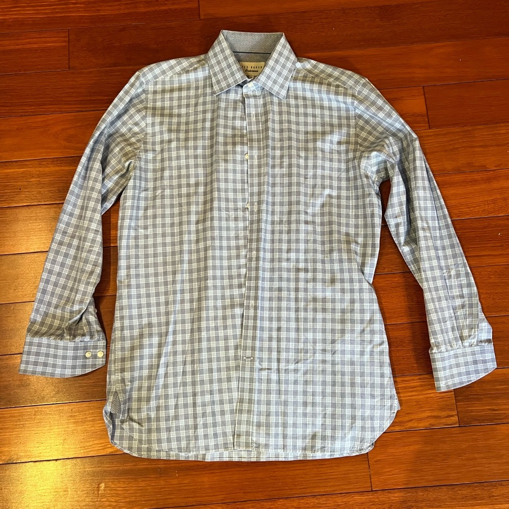 Ted Baker - Dress Shirt - Blue - Size 32/33